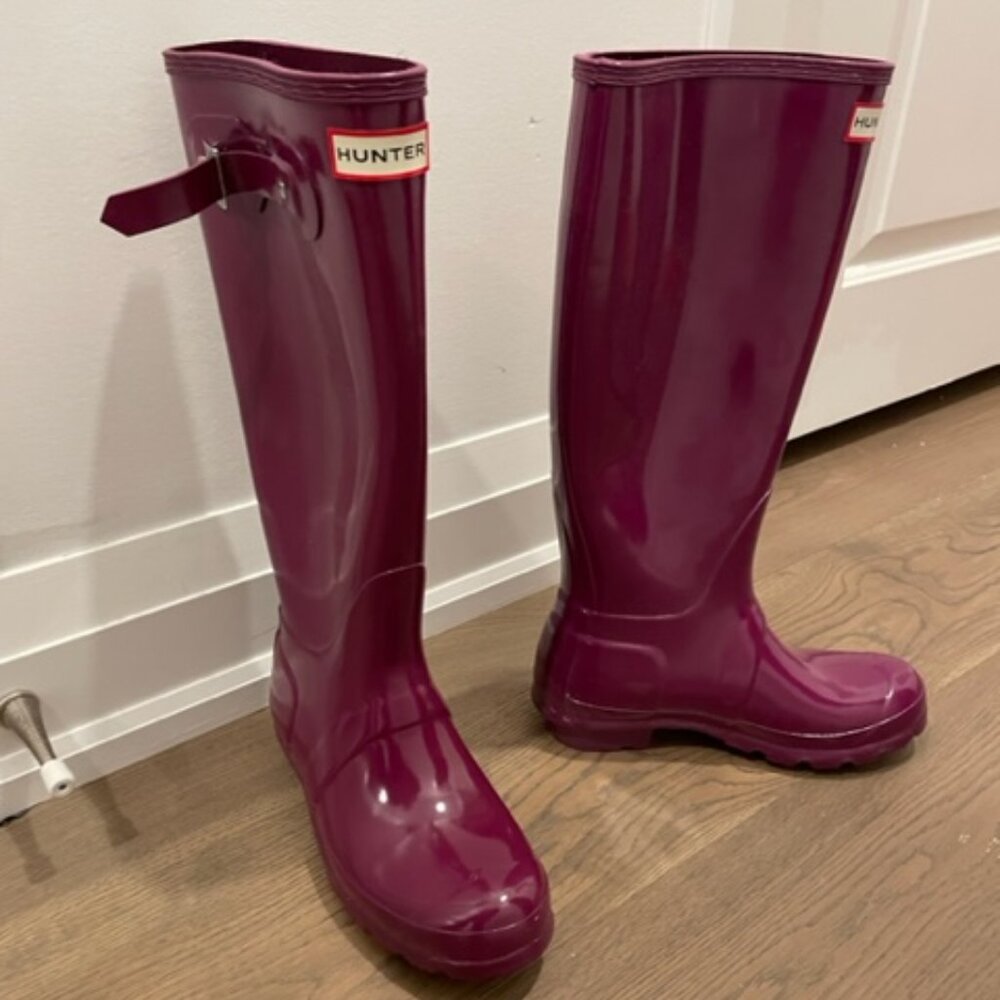 Hunter Rain boots - tall - Picture 2 of 4